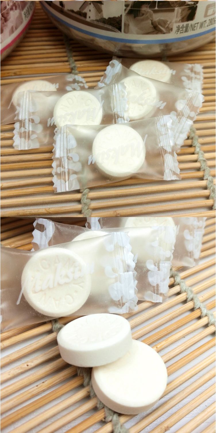 曼可心牛奶片糖桶装（柠檬味）280g详情图3