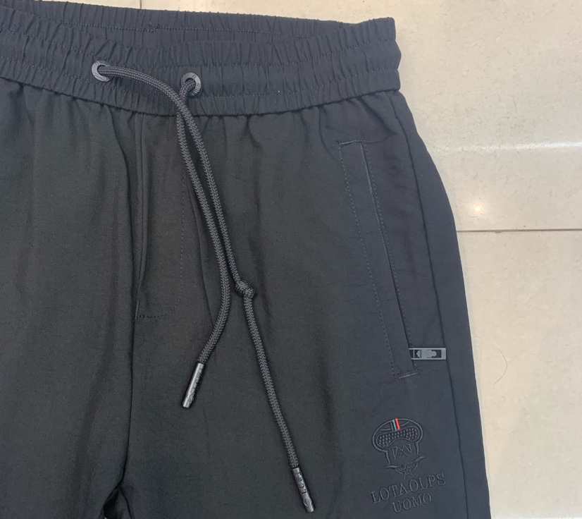 新款针织休闲长裤男束脚运动长裤韩版潮细节图