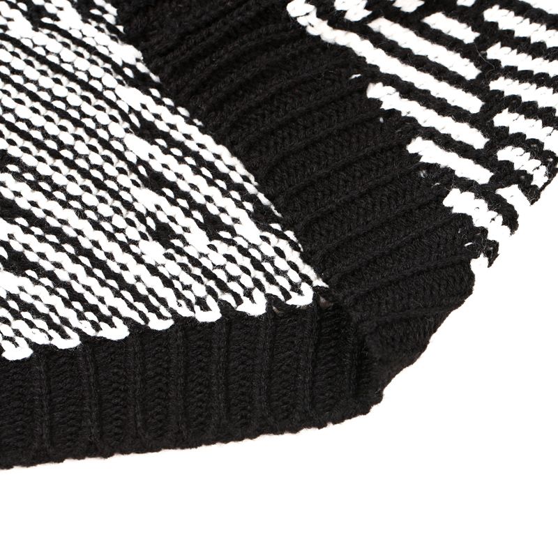 2020 Mena Silk Korean Version Of The New Autumn And Winter Women's Knitted Shawl Turtleneck Warm Cloak Manufacturers Direct Sales undefined