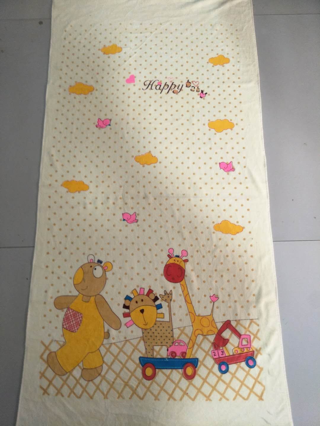 Ultra-fine printed cartoon bath towel Specification image