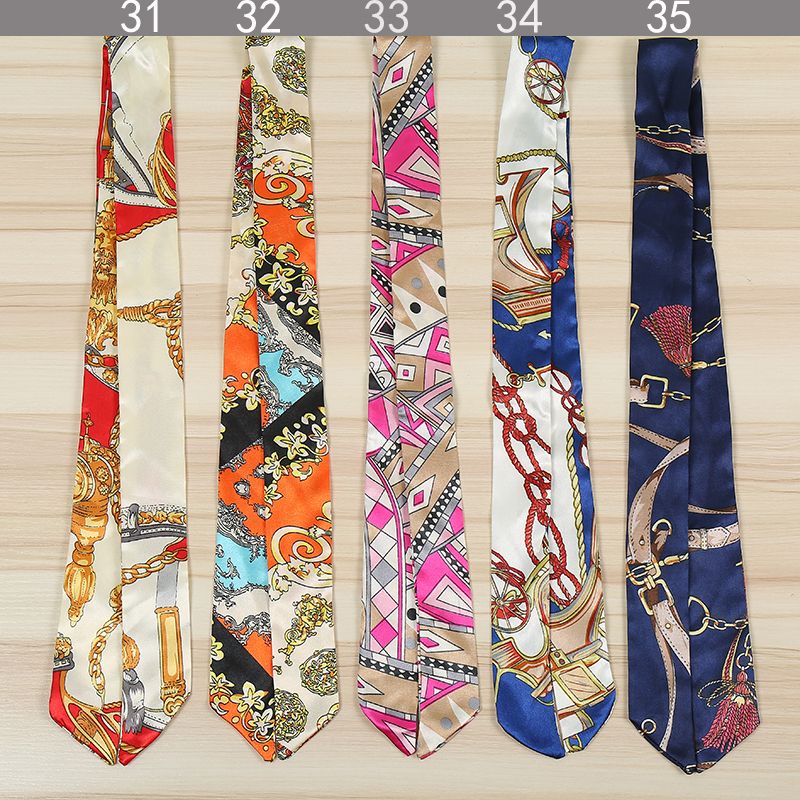 简爱丝缘2022春夏新款时尚丝巾女绑包包手柄丝带发带围巾批发详情6