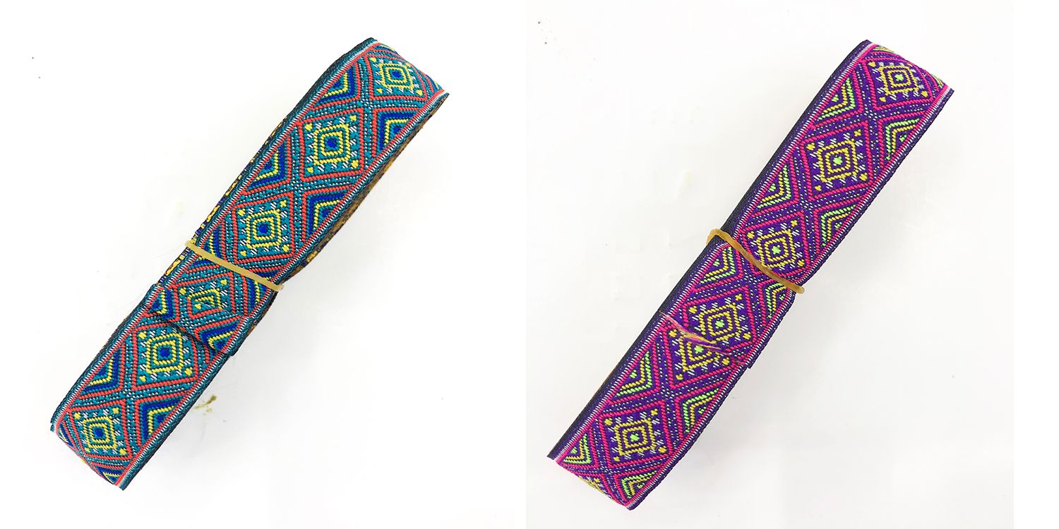 2.5Cm Factory Direct Minority Lace Accessories Polyester Embroidery Jacquard Webber Item Picture