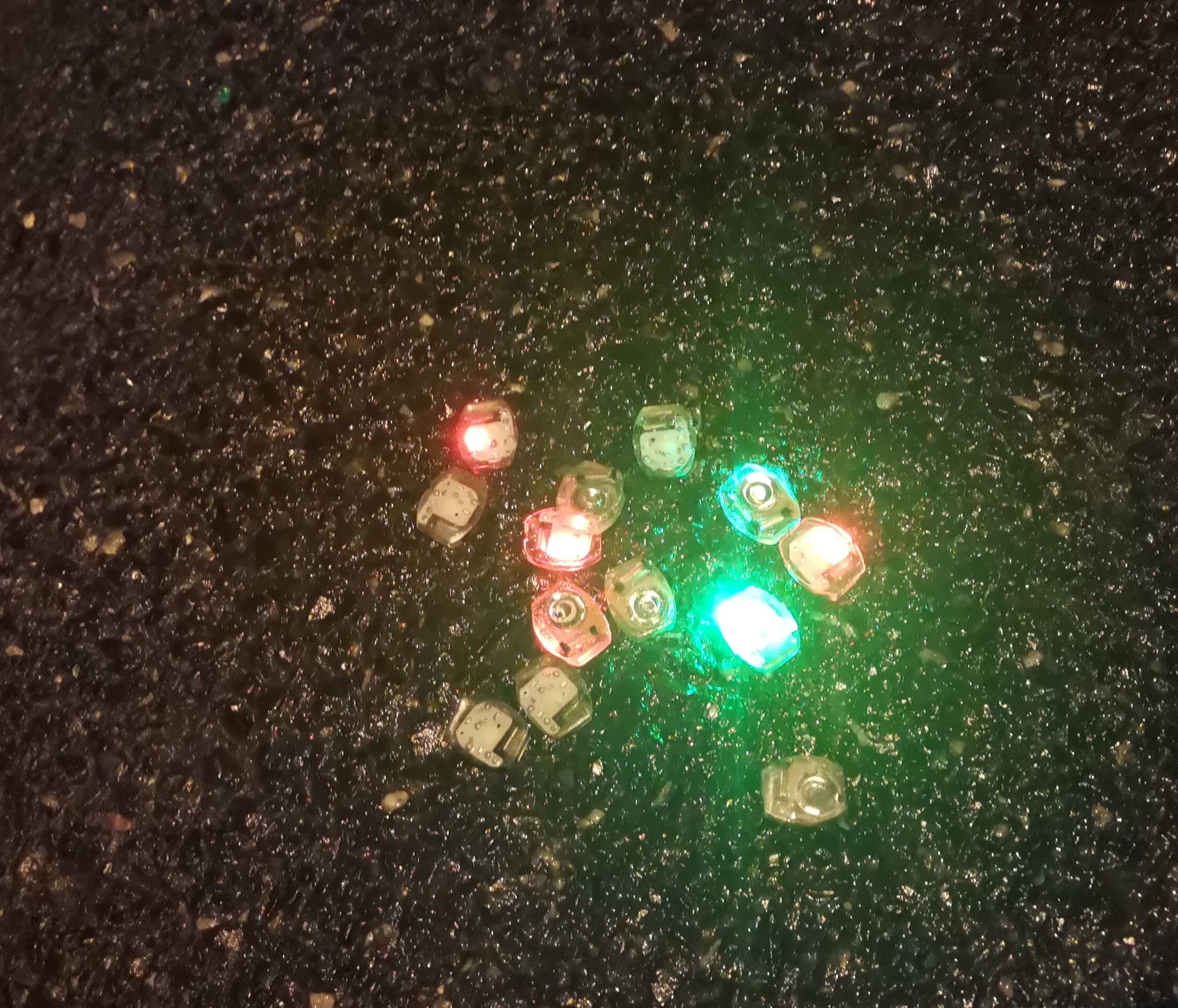 Creative LED night light stand colorful light gift children chip light ball projection product accessories Application Scenario