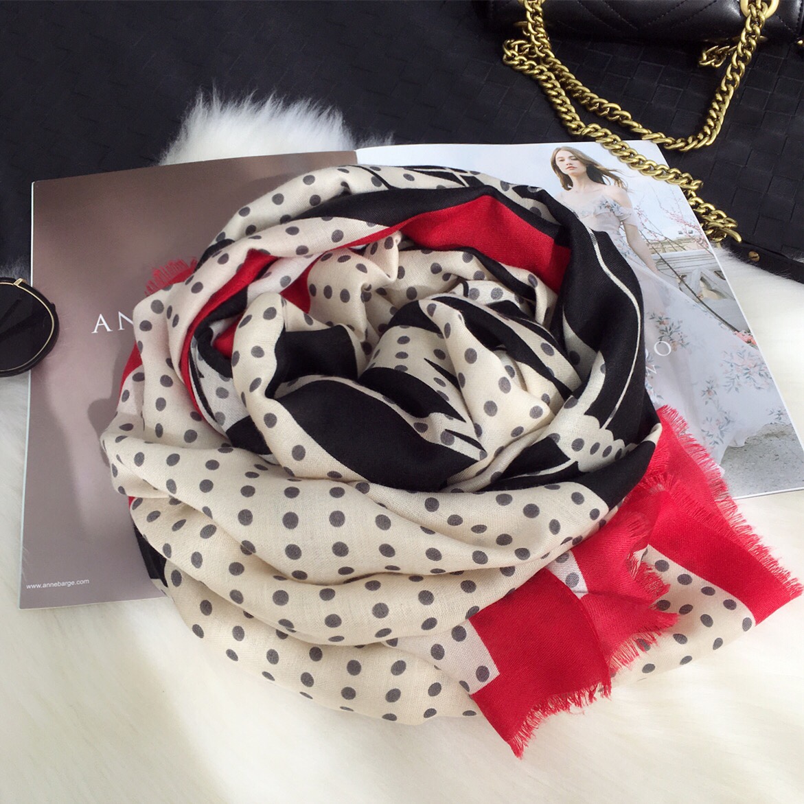 Simple Korean Silk Scarf