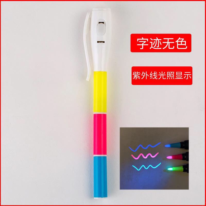 Uv light rendering 3 - color invisible pen