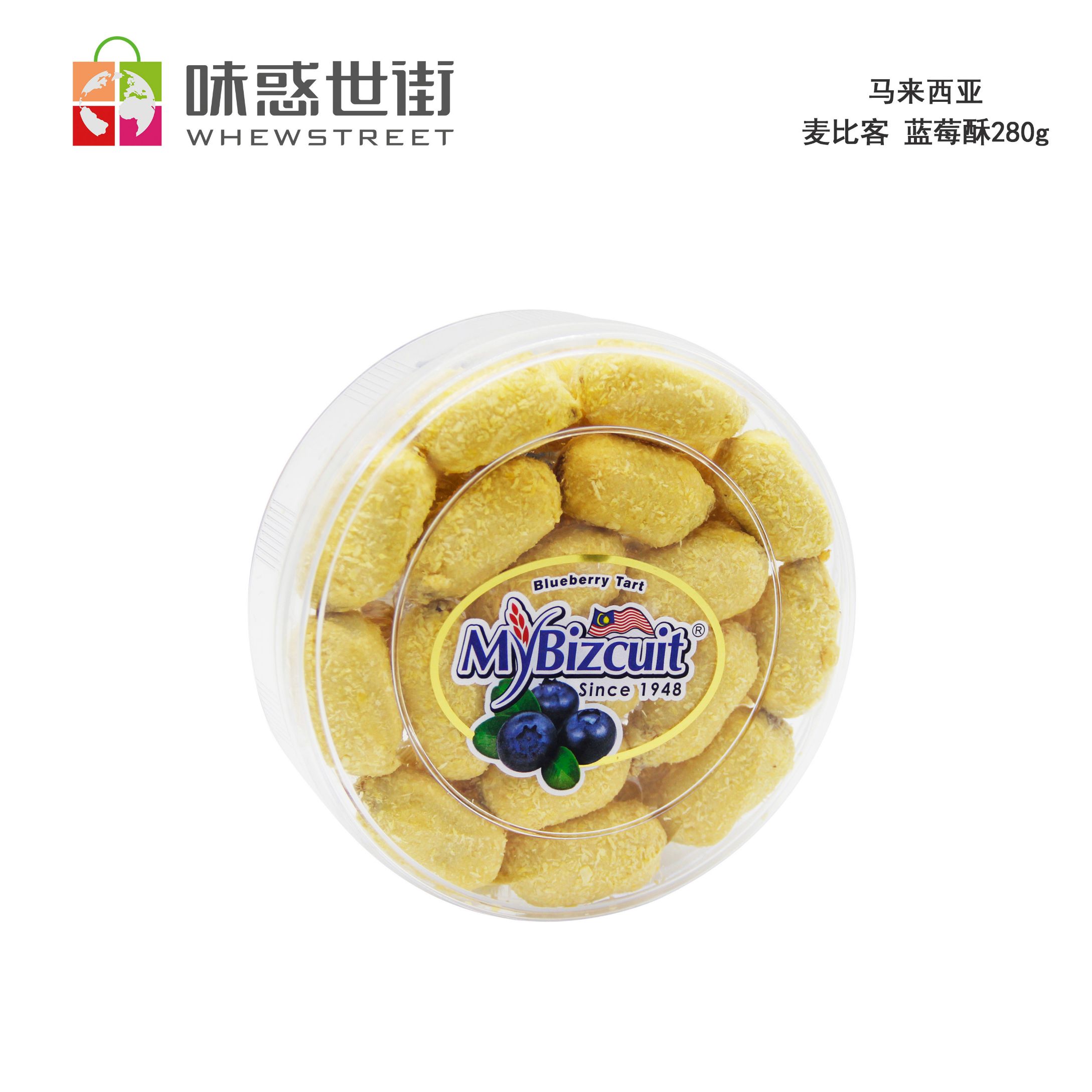 麦比客 蓝莓酥280g