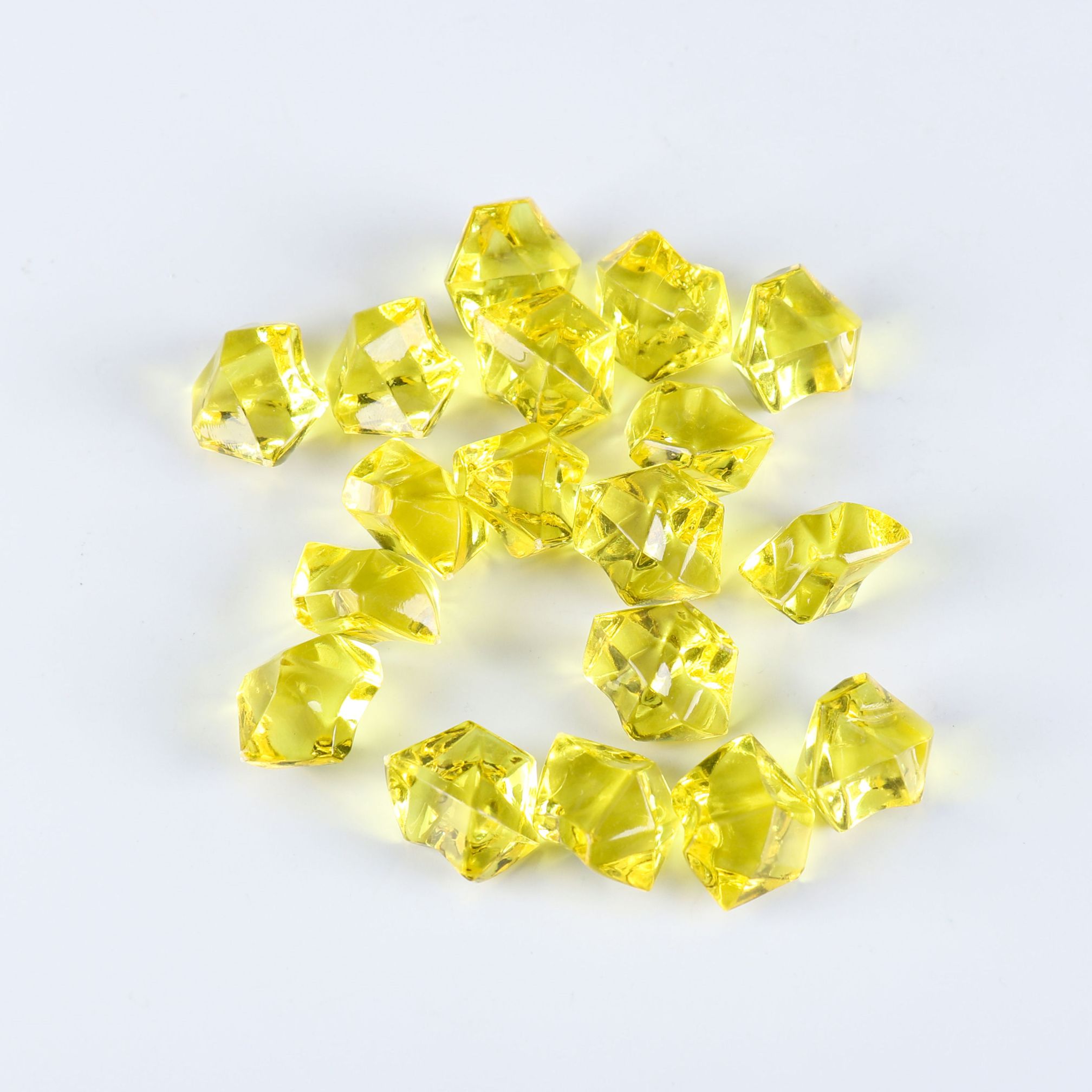 25mm塑料水晶石 亚克力假冰块相框配件 家居装饰 节日派对 彩色详情图5