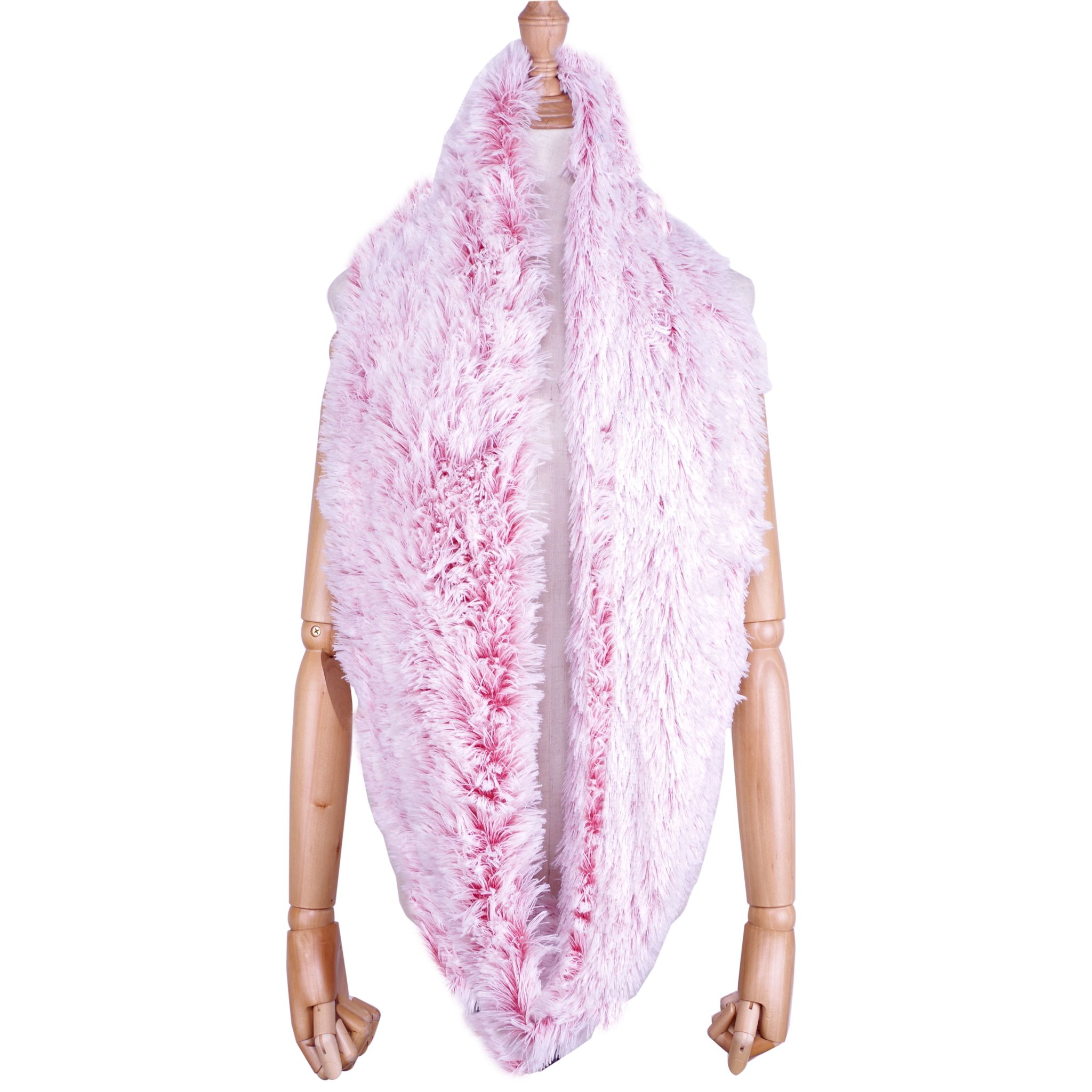 Two-Color Forty Hair Long Neck Plush Neck Autumn Winter Item Picture