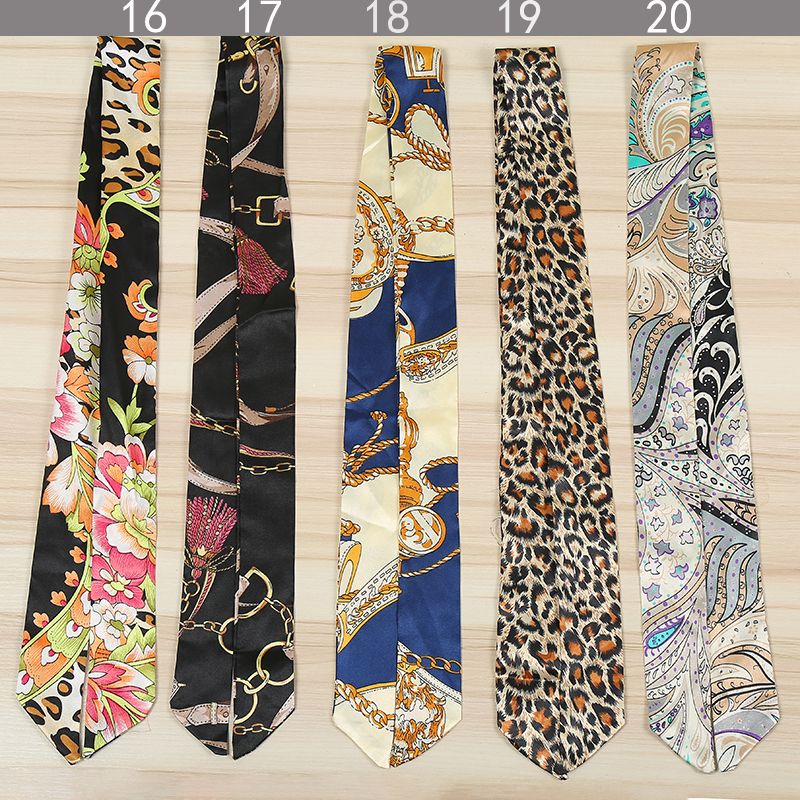 简爱丝缘2022春夏新款时尚丝巾女绑包包手柄丝带发带围巾批发详情图4