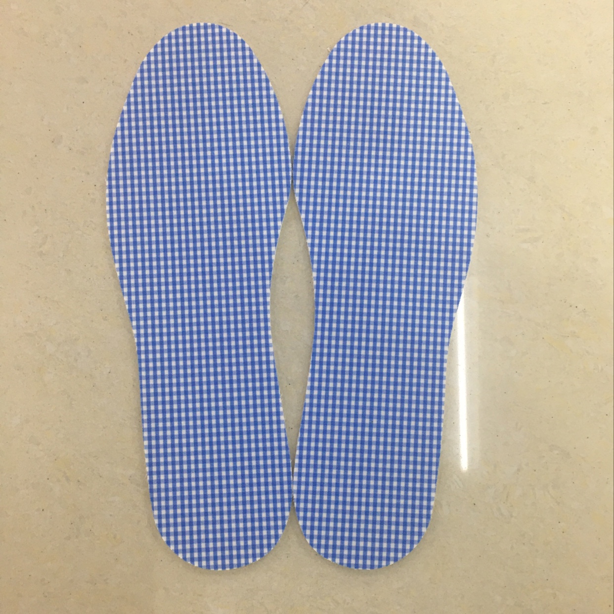Gingham Cushioned Insole For Children