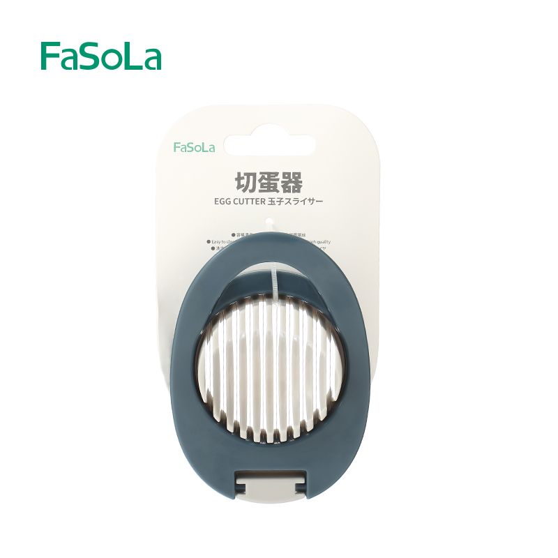 Japanese kitchen household multi-functional stainless steel egg slicer, preserved egg and preserved egg slicer, egg slicing magic tool Item Picture