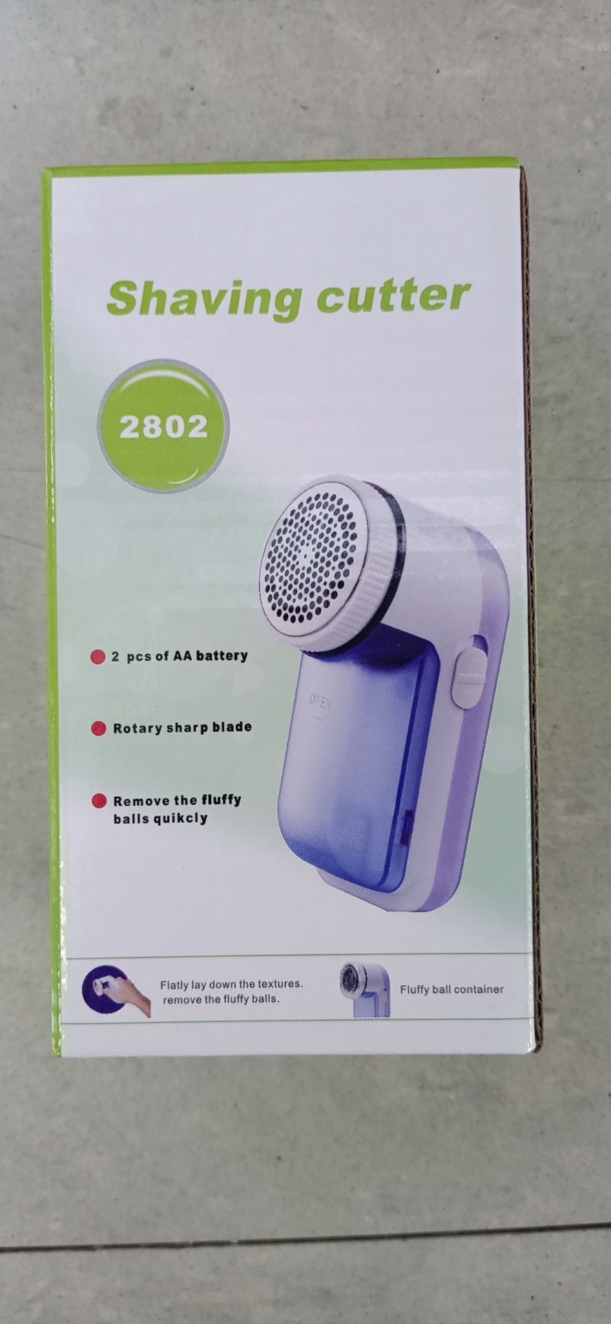 External battery shaver