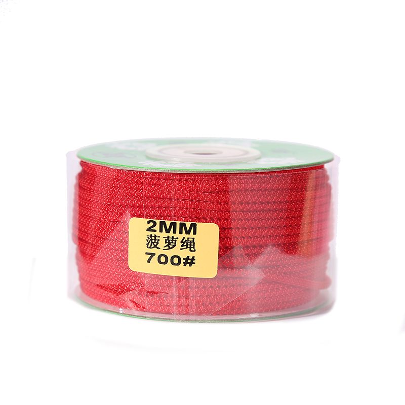 DIY手工编织菠萝绳 手链项链配件翡翠珠宝2mm粗耐磨绳厂家直销详情图1