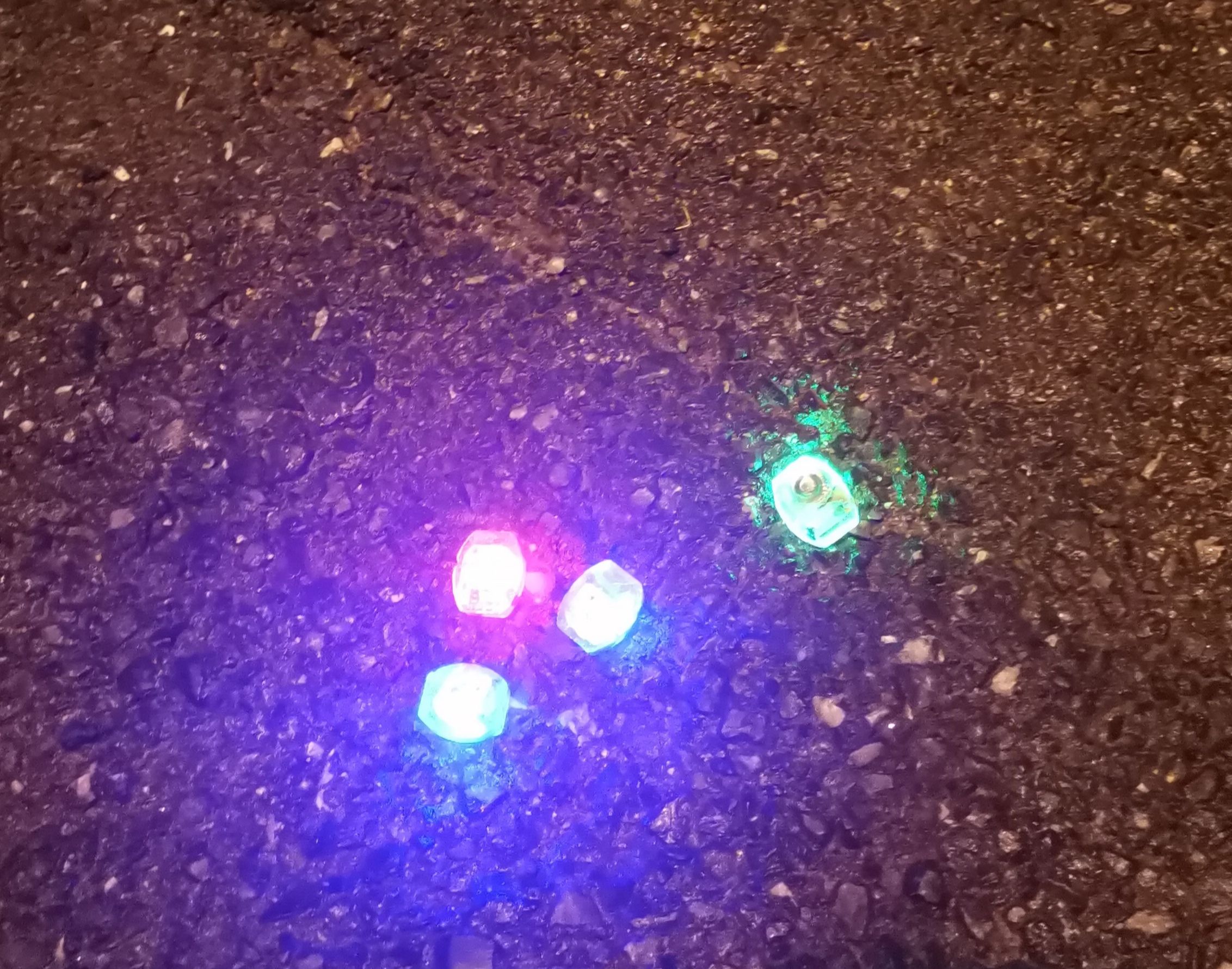 Creative LED night light stand colorful light gift children chip light ball projection product accessories details Picture