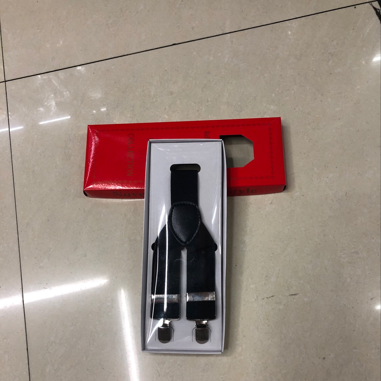 3.5Cm Men's Wide Suspenders Men's Suspenders Clip Men's Suspenders Triple Clip Fat Elastic Shoulder Strap