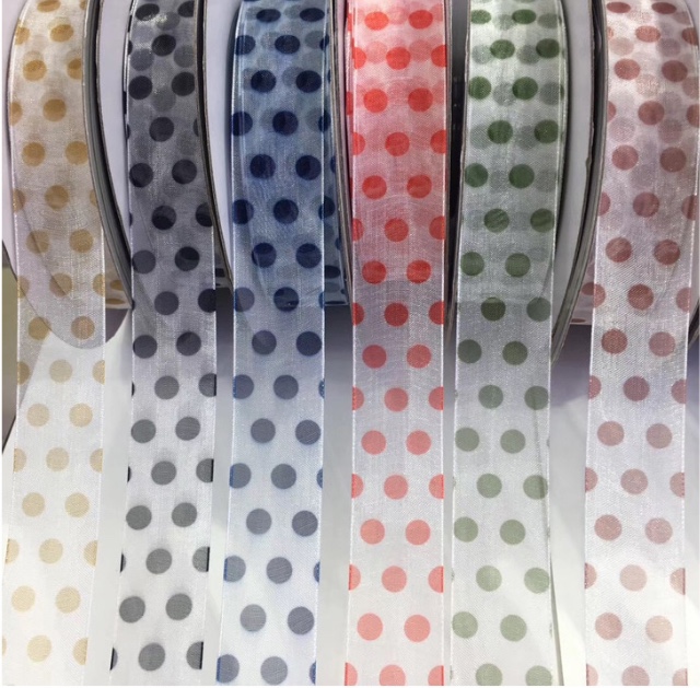 Polka dot yarn