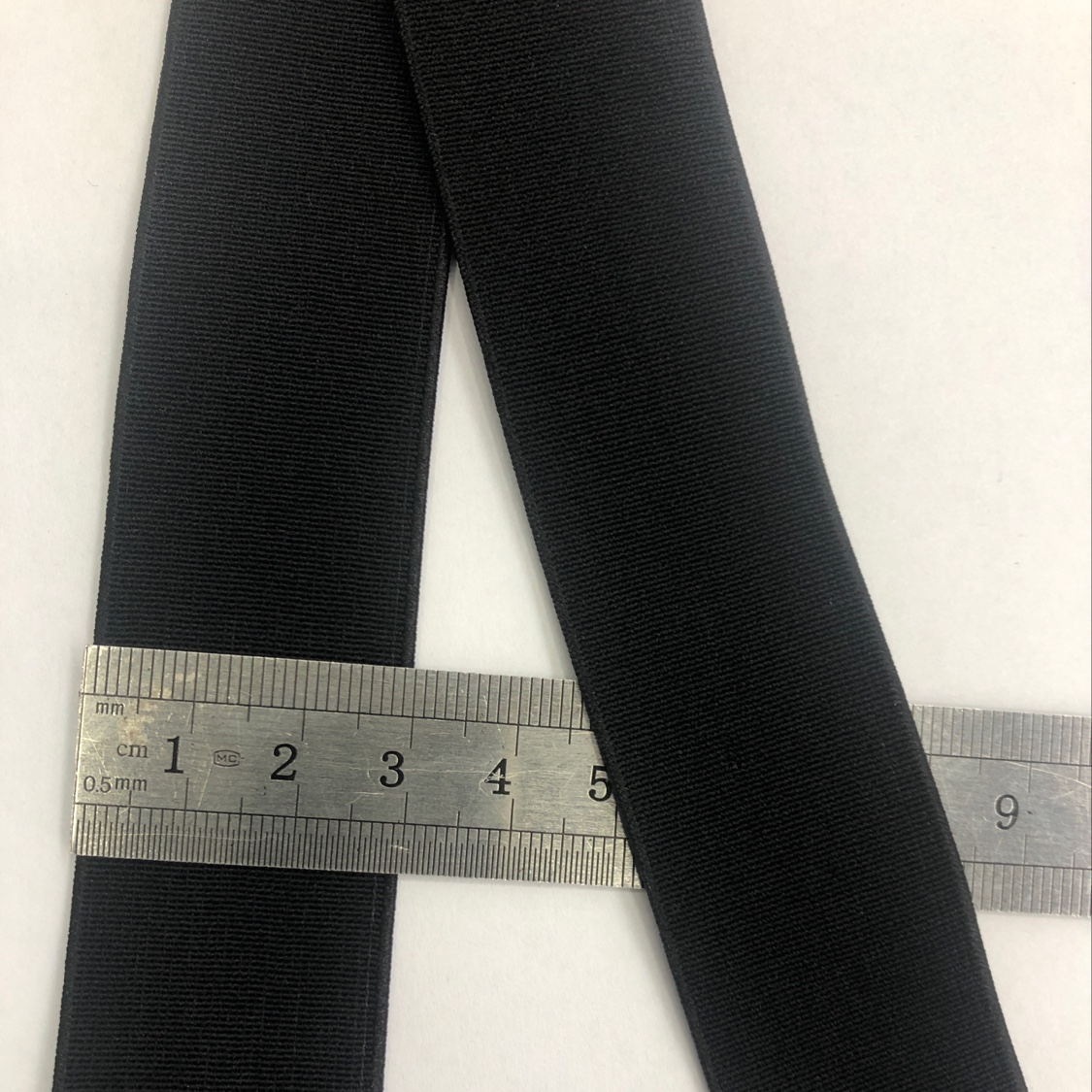 3.0CM平面黑色松紧带