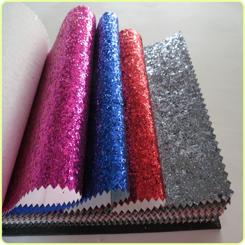 2020年皮革厂家直销各种高档包装用皮革 pu皮革闪光包装材料出口详情图1