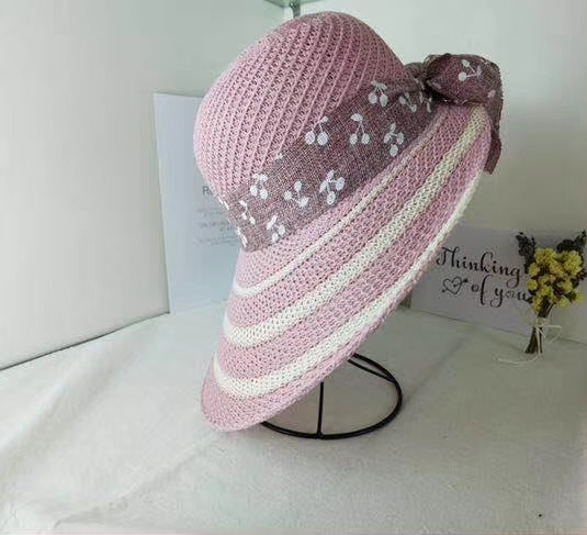 Colored cambric peach hats thumbnail