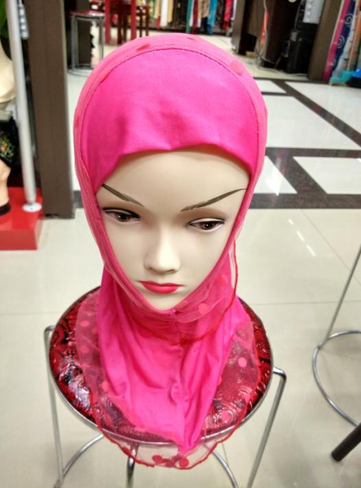 Middle East Arabian Scarf Scarf Muslin Series Children's Scarf Patchwork Color full figure
