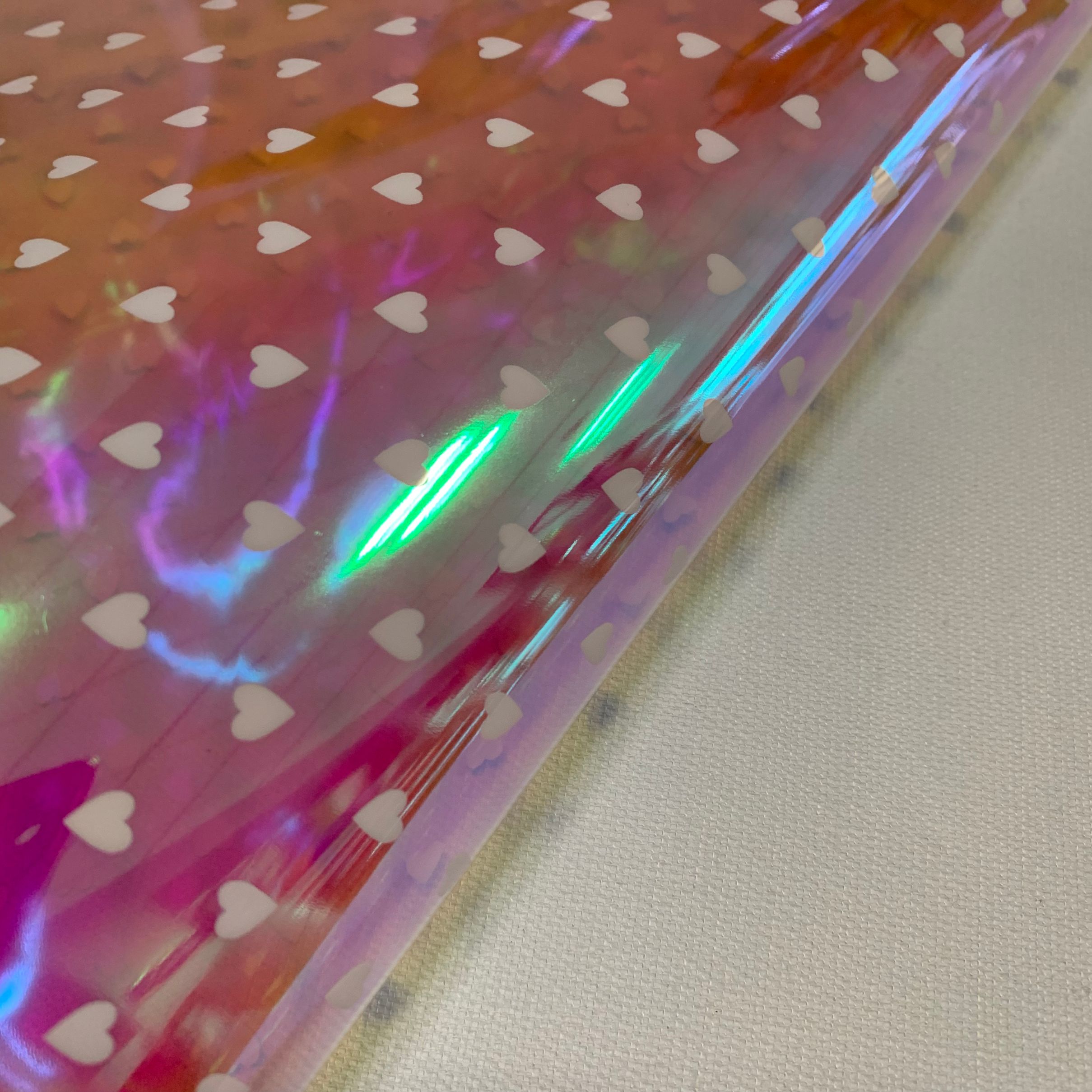 PVC/TPU rainbow iridescence embossed film detail image 3