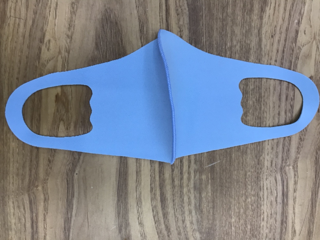 儿童纯色彩色明星口罩防尘防晒透气可水洗蓝色【外贸专供】民用民用民用民用细节图