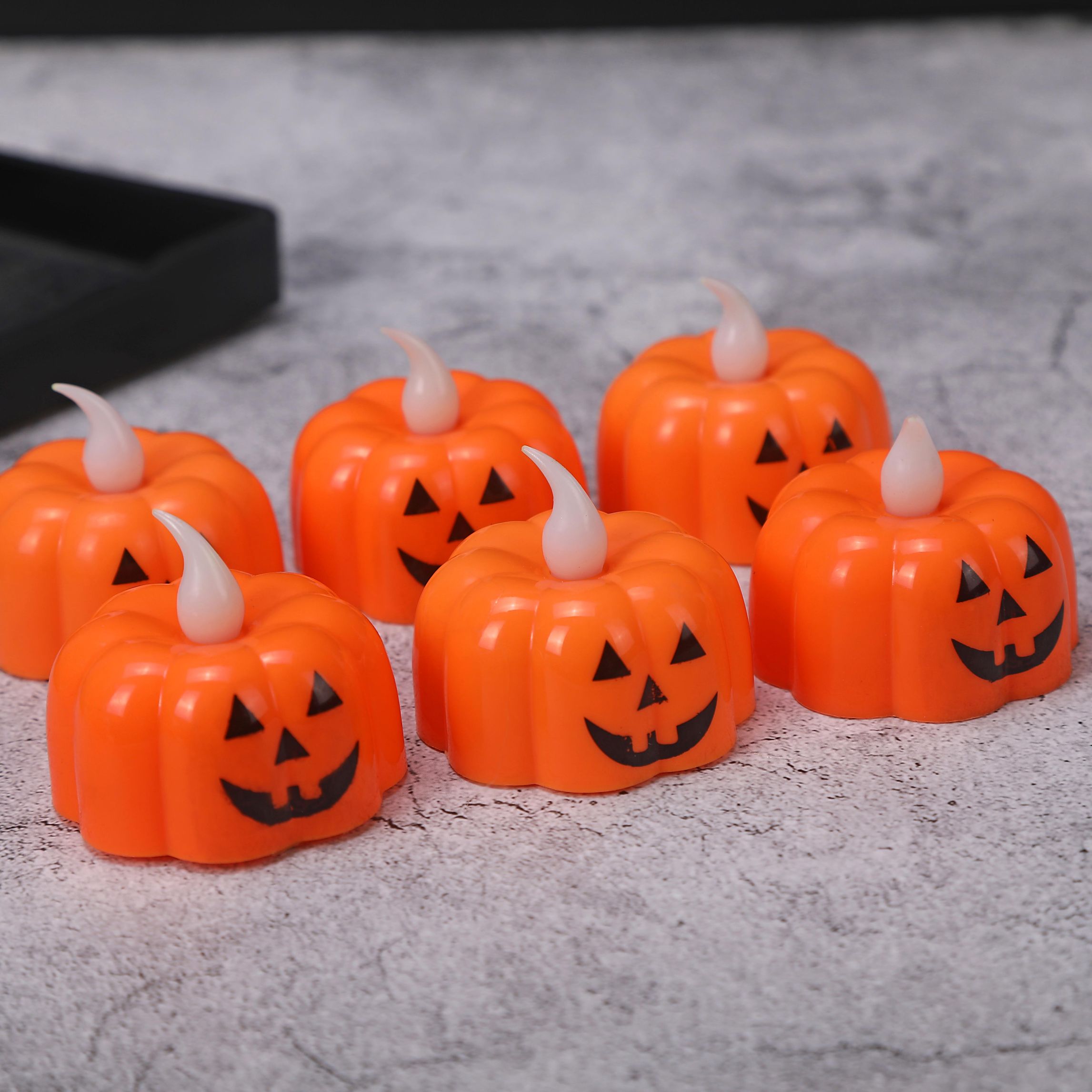 Manufacturers direct Halloween LED electronic jack-o '-lantern decorations lights toys jack-o' -lantern candle lights