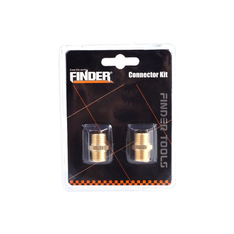 Discoverer tool FXZ-007 double-headed male outer tooth 2PC group Brass Hex Nipple Set