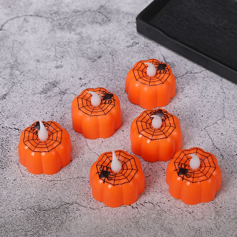 Factory direct sales of Halloween led electronic pumpkin lanterns, atmosphere display lights, luminous toys, pumpkin candle lights details Picture