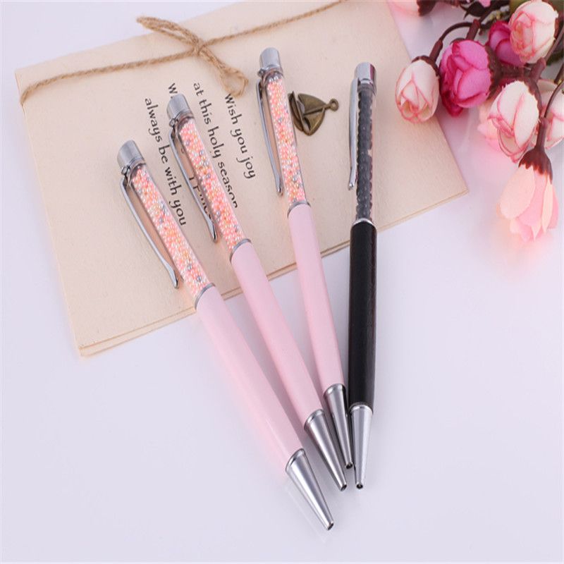 Business gift promotion, office rotating metal ballpoint pen, hotel advertisement, customized logo