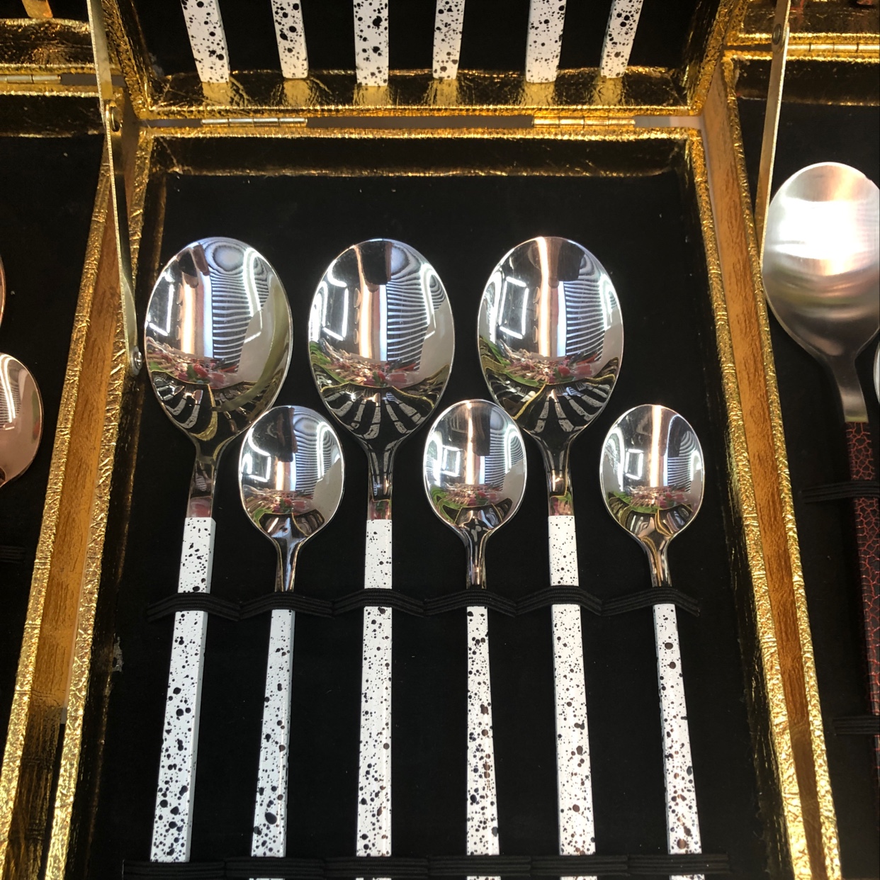 304 stainless steel sets of knives, forks and spoons for export details Picture
