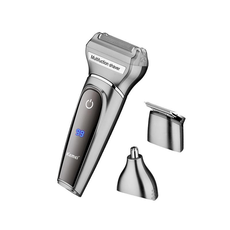KEMEI Reciprocating KM-2003 3-in-1 Shaver Electric Shaver USB rechargeable shaving knife Application Scenario