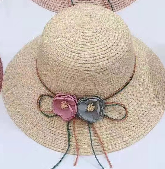 Rope double flowered bonnet