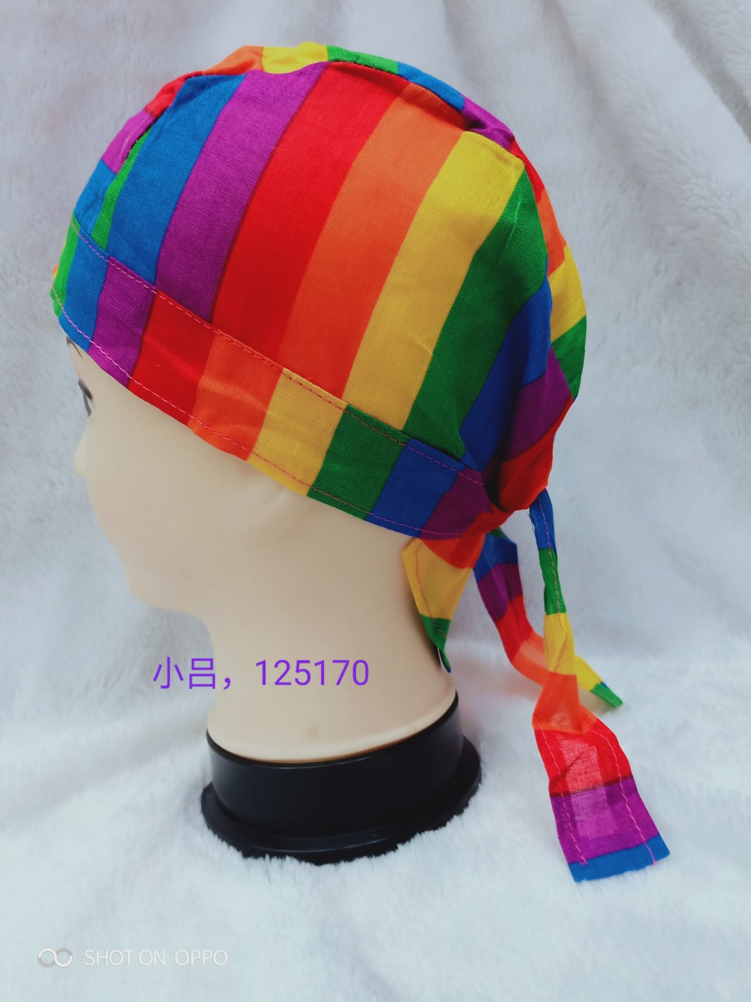 Headscarf, small square scarf, sports scarf, Arabian hat Specification image
