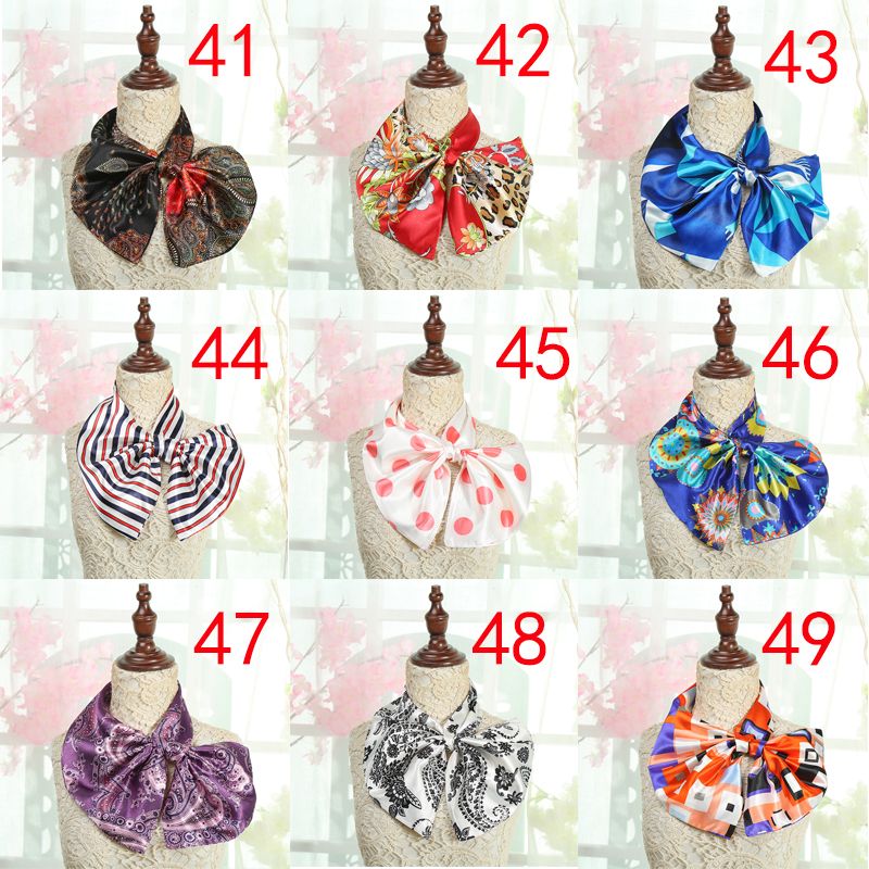 简爱丝缘百变魔术巾职业空姐仿真丝数码印花百搭丝巾广场舞大妈围巾详情6