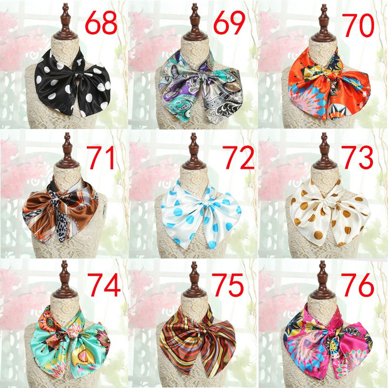 简爱丝缘百变魔术巾职业空姐仿真丝数码印花百搭丝巾广场舞大妈围巾详情9