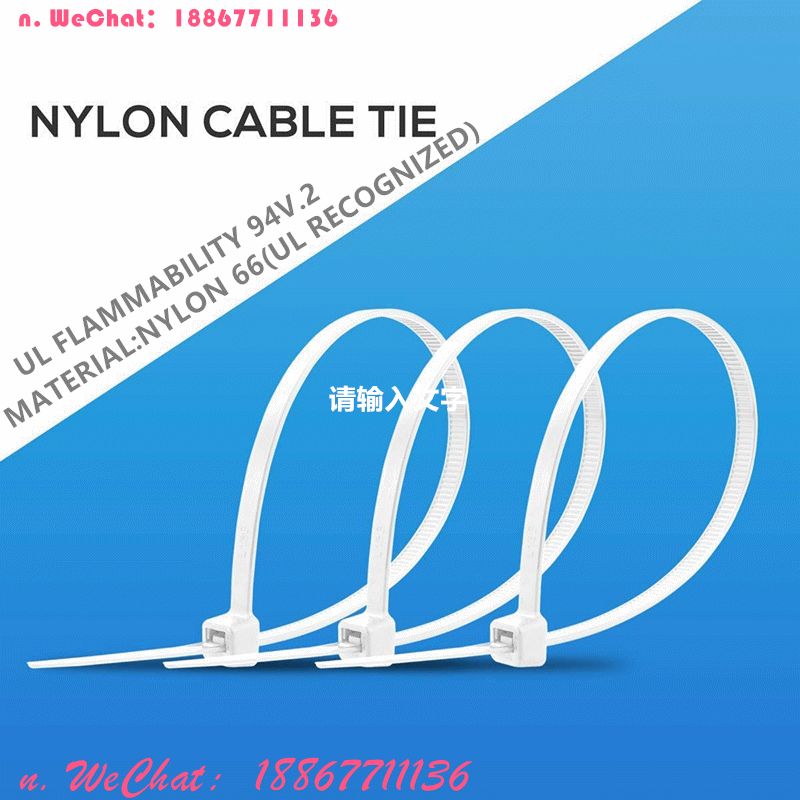Nylon tie belt/plastic products/stainless steel tie详情图1