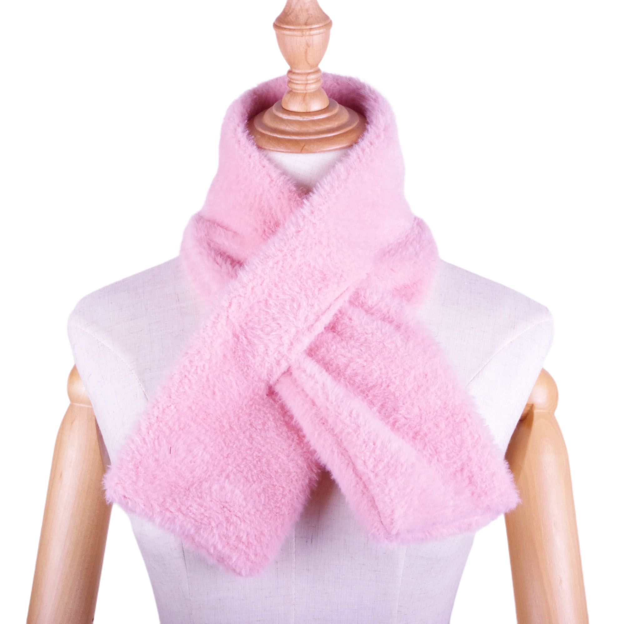 Bao Le Cashmere Open Scarf Winter Plush Scarf A Variety Of Colors Warm Fashion Imitation Fur Scarf Specification drawing