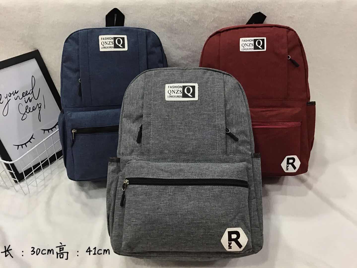 Backpack for men Backpack for women Korean version of fashionable men casual fashion computer bag for preppy high school students schoolbag