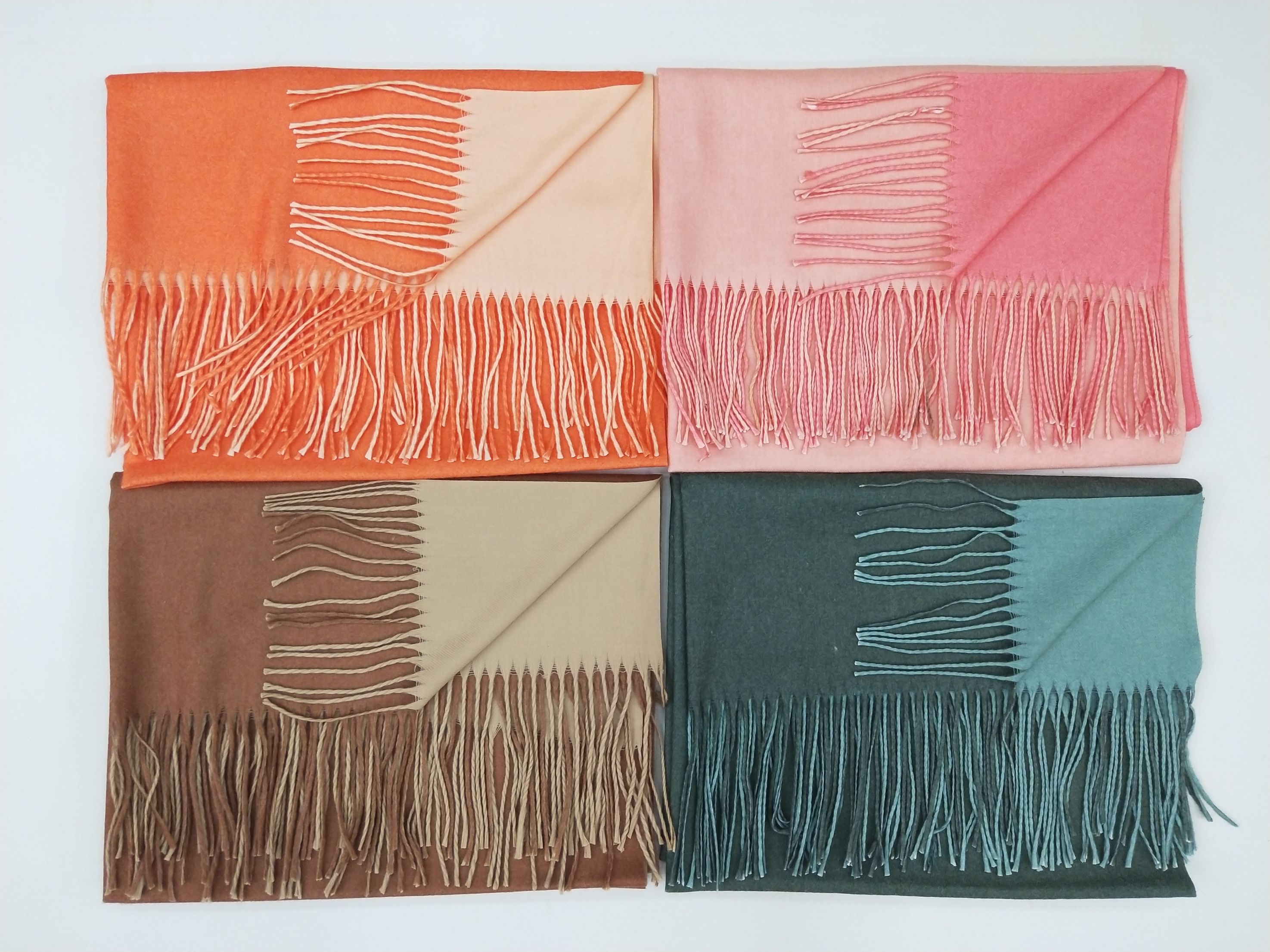 义乌好货 超级柔软双面仿羊绒围巾披肩两用女韩版简约围脖详情图2