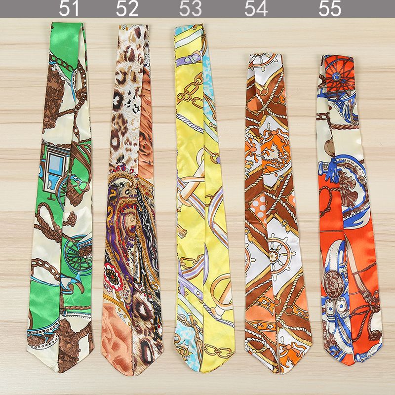 简爱丝缘2022春夏新款时尚丝巾女绑包包手柄丝带发带围巾批发详情10