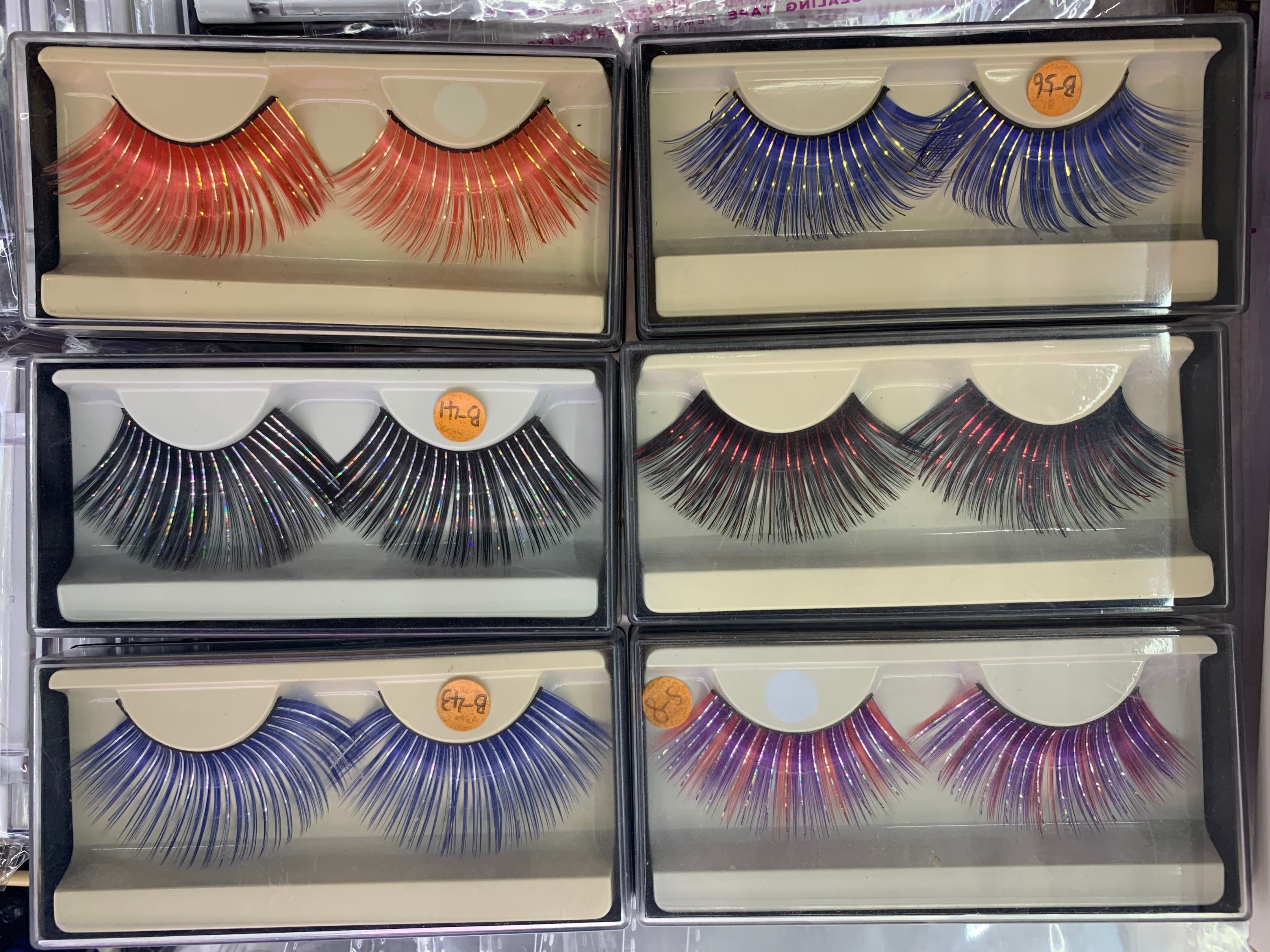 False eyelashes make-up eyelashes thumbnail