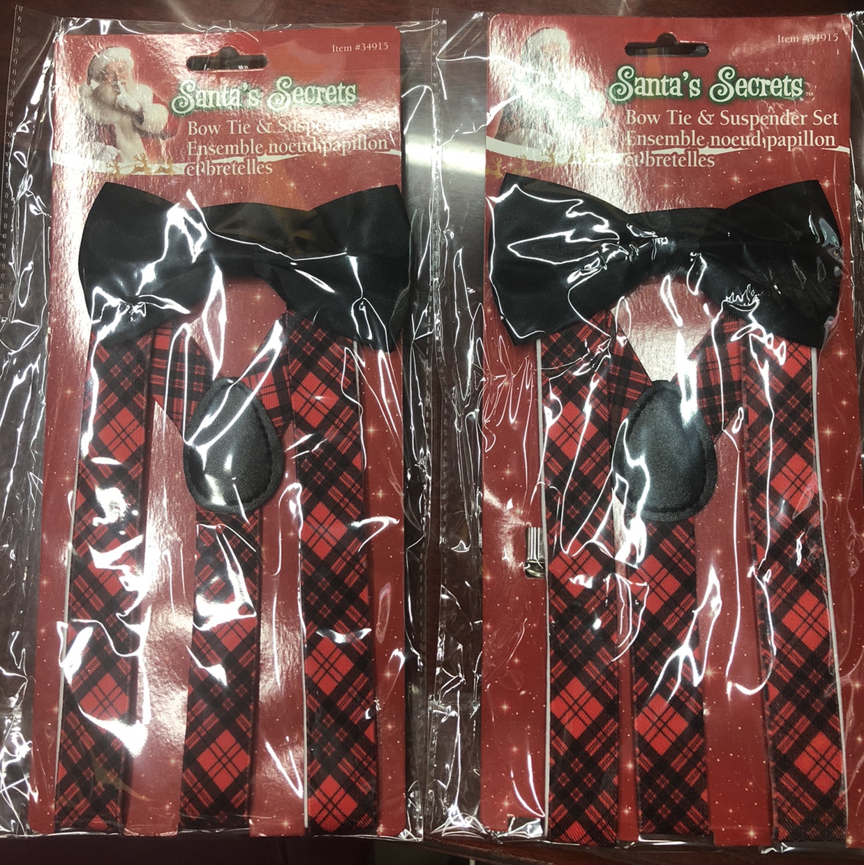 2.5Cm Printed Adult Suspenders Clip Bow Tie Set Performance Clothing Accessories Three Clip Suspenders Fashion Shoulder Strap