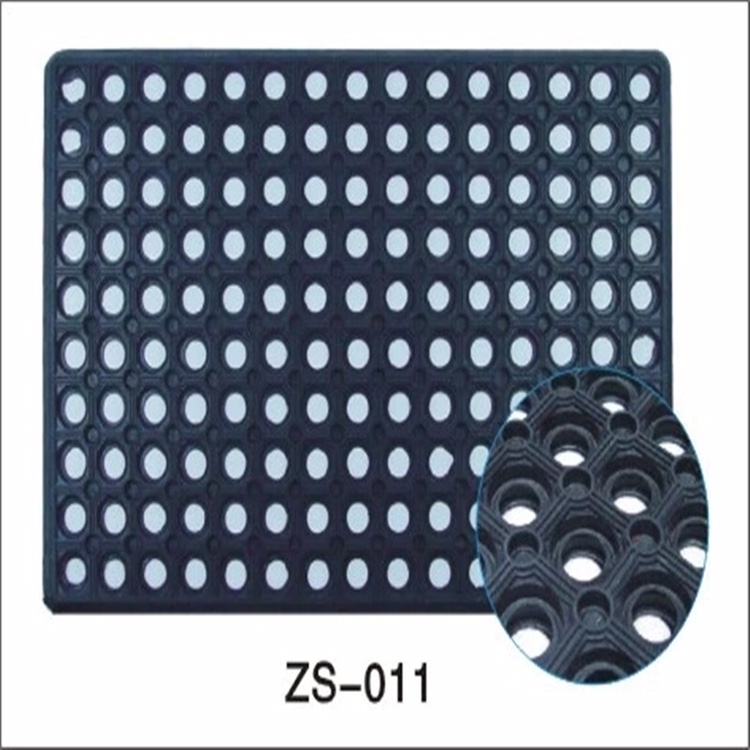 洞洞垫家居镂空地垫 入户玄关防滑地垫 浴室防滑垫子除尘刮沙垫白底实物图