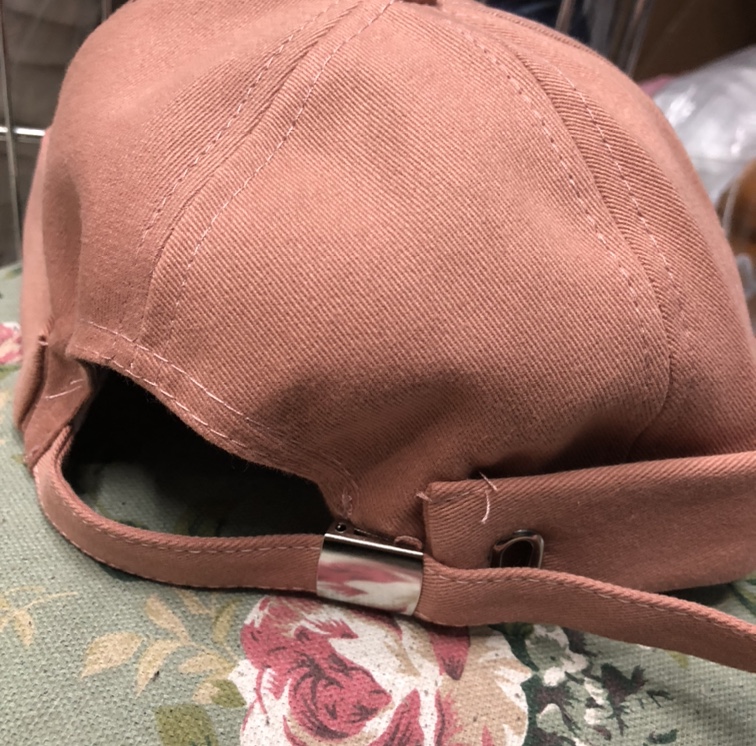 Light Plate Landlord Hat Solid Color Pure Cotton Hat Leather Powder