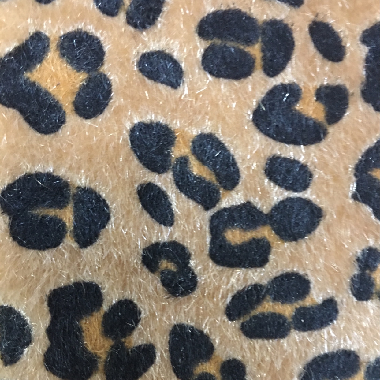 Anti-horsehair flocked leather accessories, bags, furniture, soft leather, factory direct sales in stock details Picture