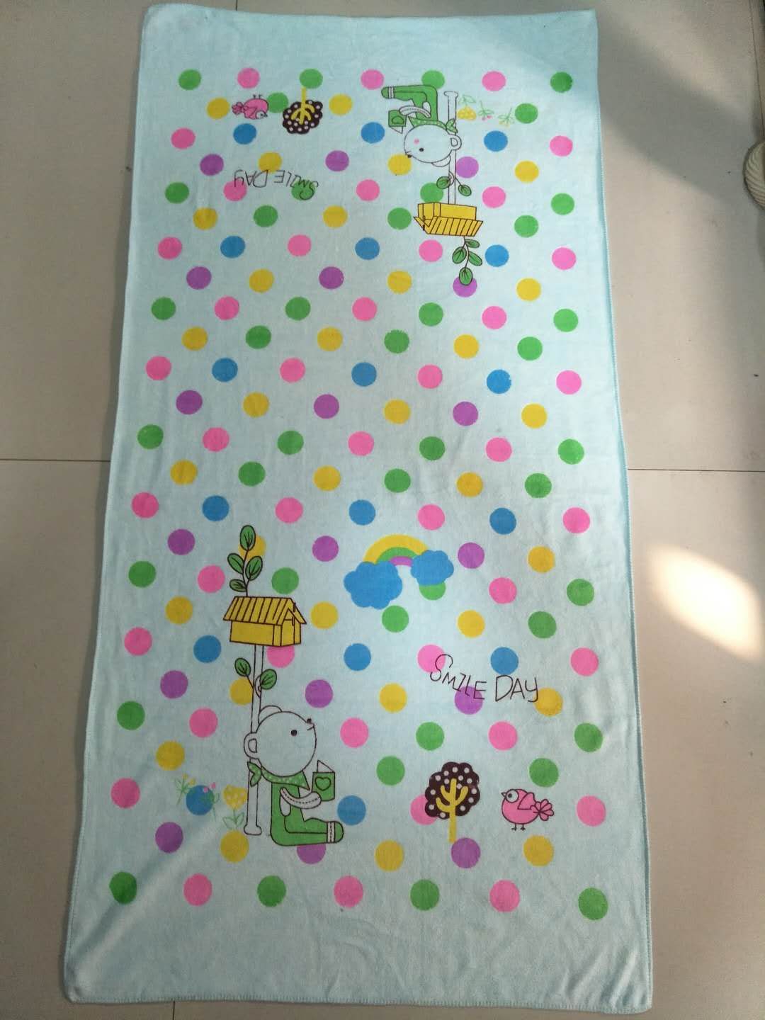 Ultra-fine printed cartoon bath towel Item Picture