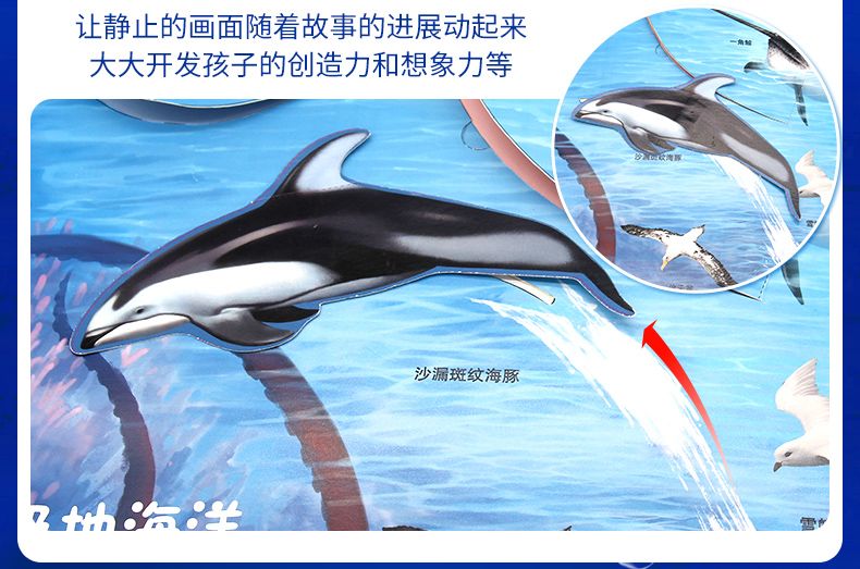儿童趣味科普3D立体探秘海洋百科全书精装撕不烂小学生课外阅读详情图12