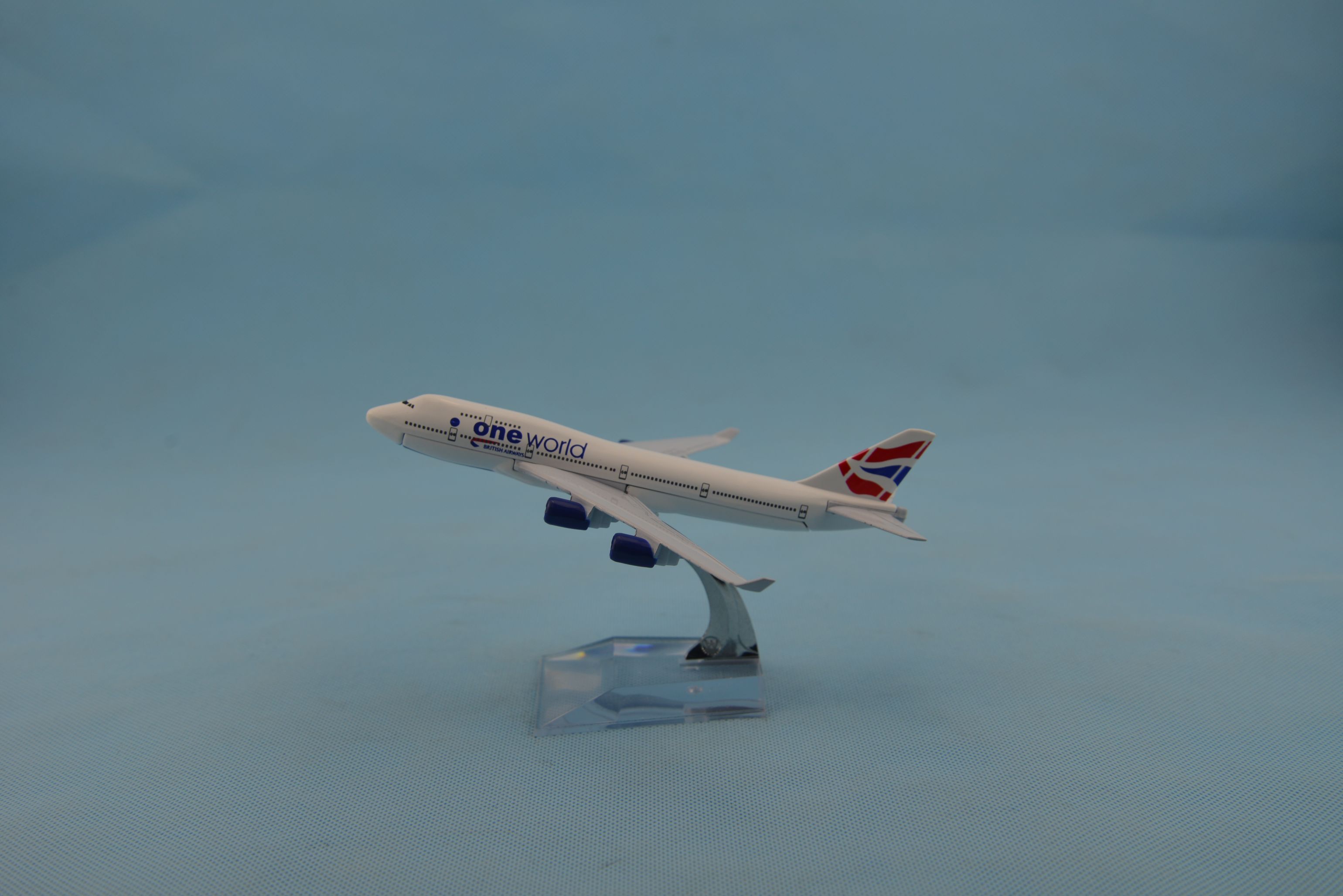 金属飞机模型（英国航空B747-400）飞机模型  合金飞机模型