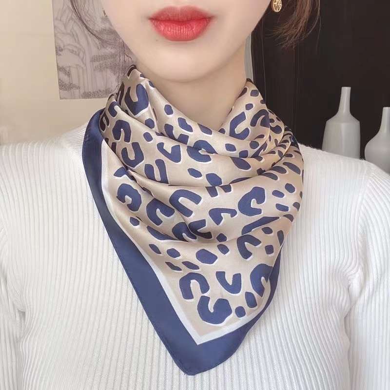 Women's Imitation Silk 70 Silk Square Scarf Fashion Trend All Seasons Available undefined